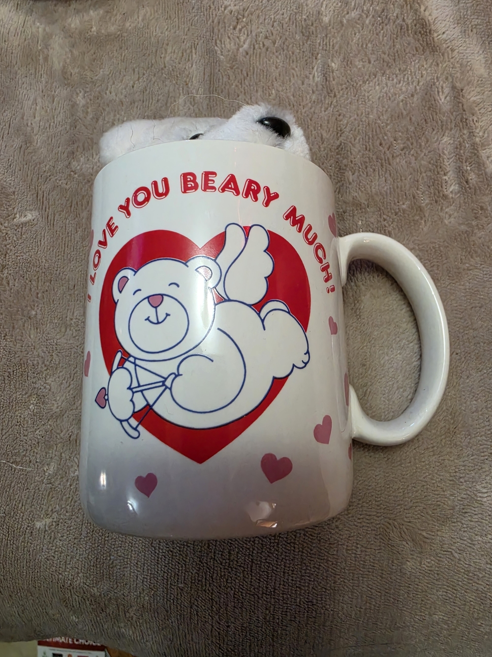 Avon "I Love You Beary Much" Mug & Plush Set Vintage 1980s/90s